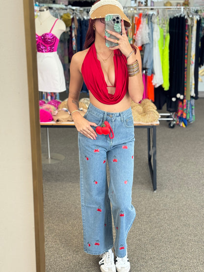 🍒 Cherry Vibes Jeans