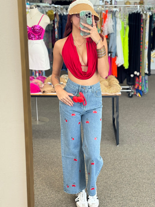 🍒 Cherry Vibes Jeans
