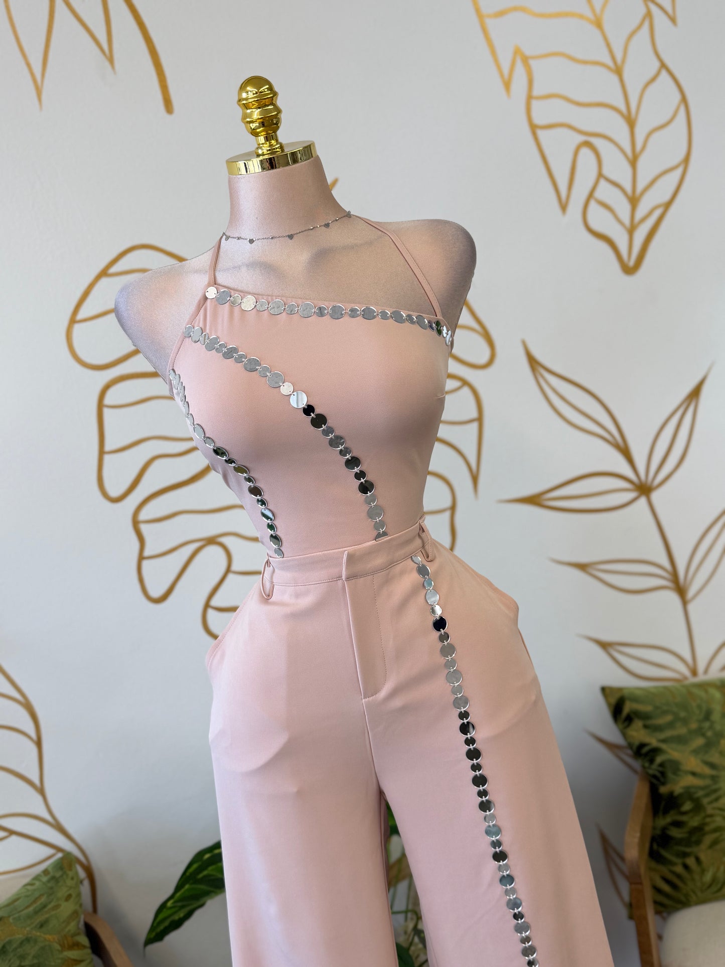 Blush Crystal Two-Piece Set