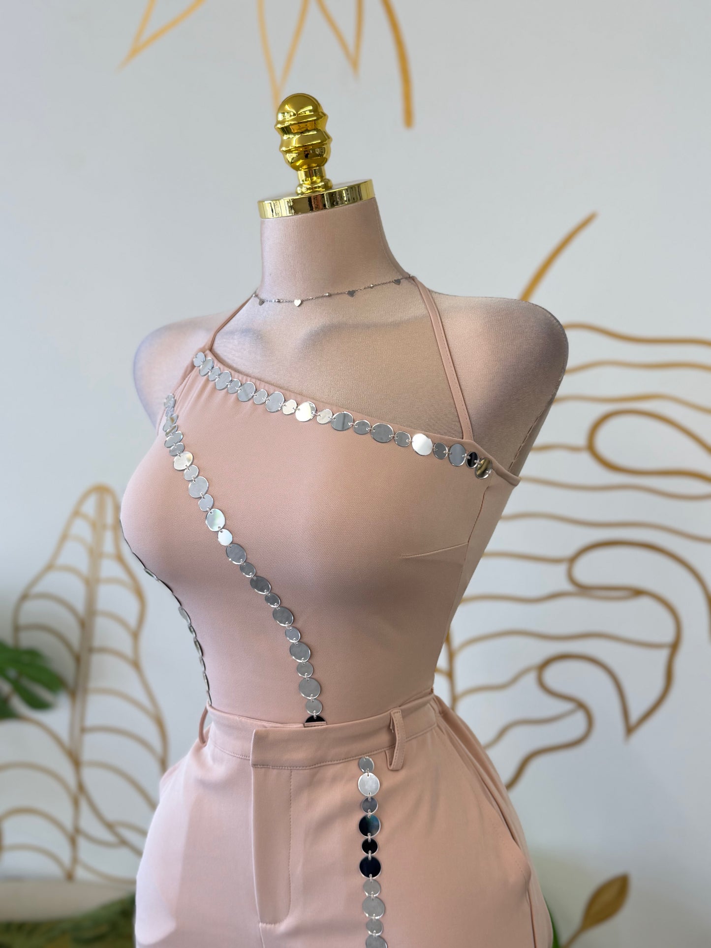 Blush Crystal Two-Piece Set