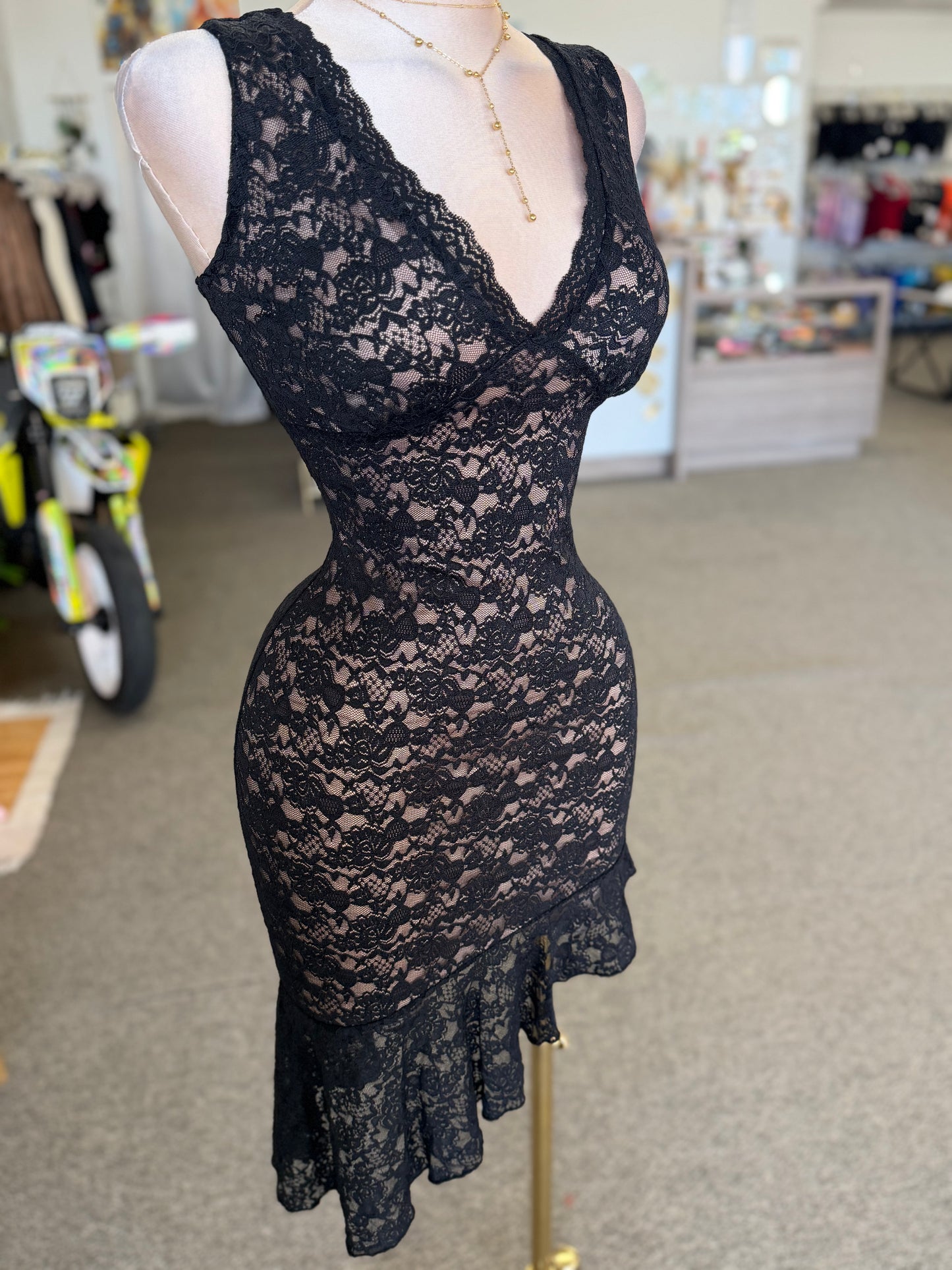 Dark Romance Lace Dress