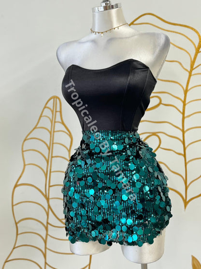 Shimmering Sequin Skirt (Falda)