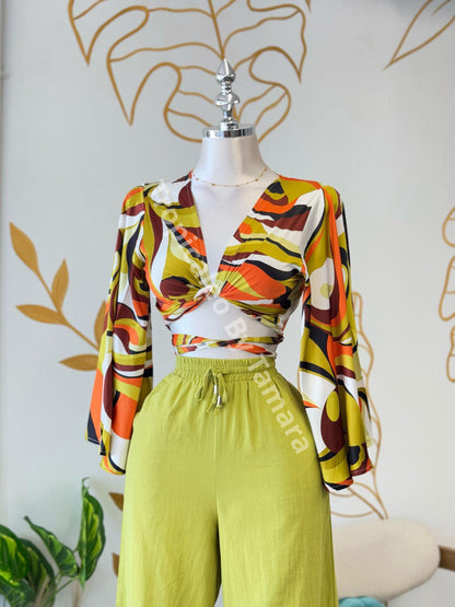 Sunset Twist Top
