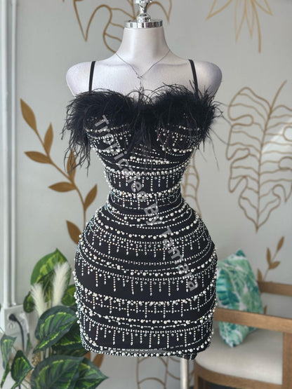 Feather Crystal Dream Dress