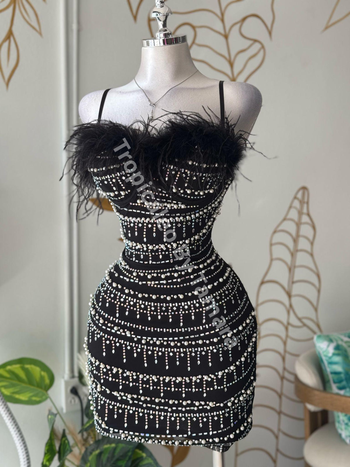 Feather Crystal Dream Dress