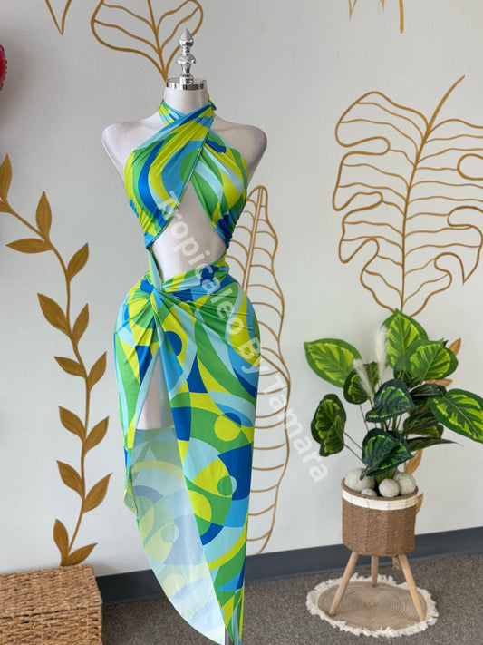 Halter Color Vibes Dress