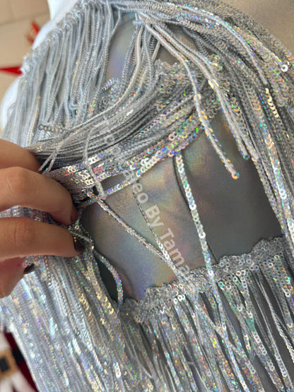 Metallic Shimmer Dress