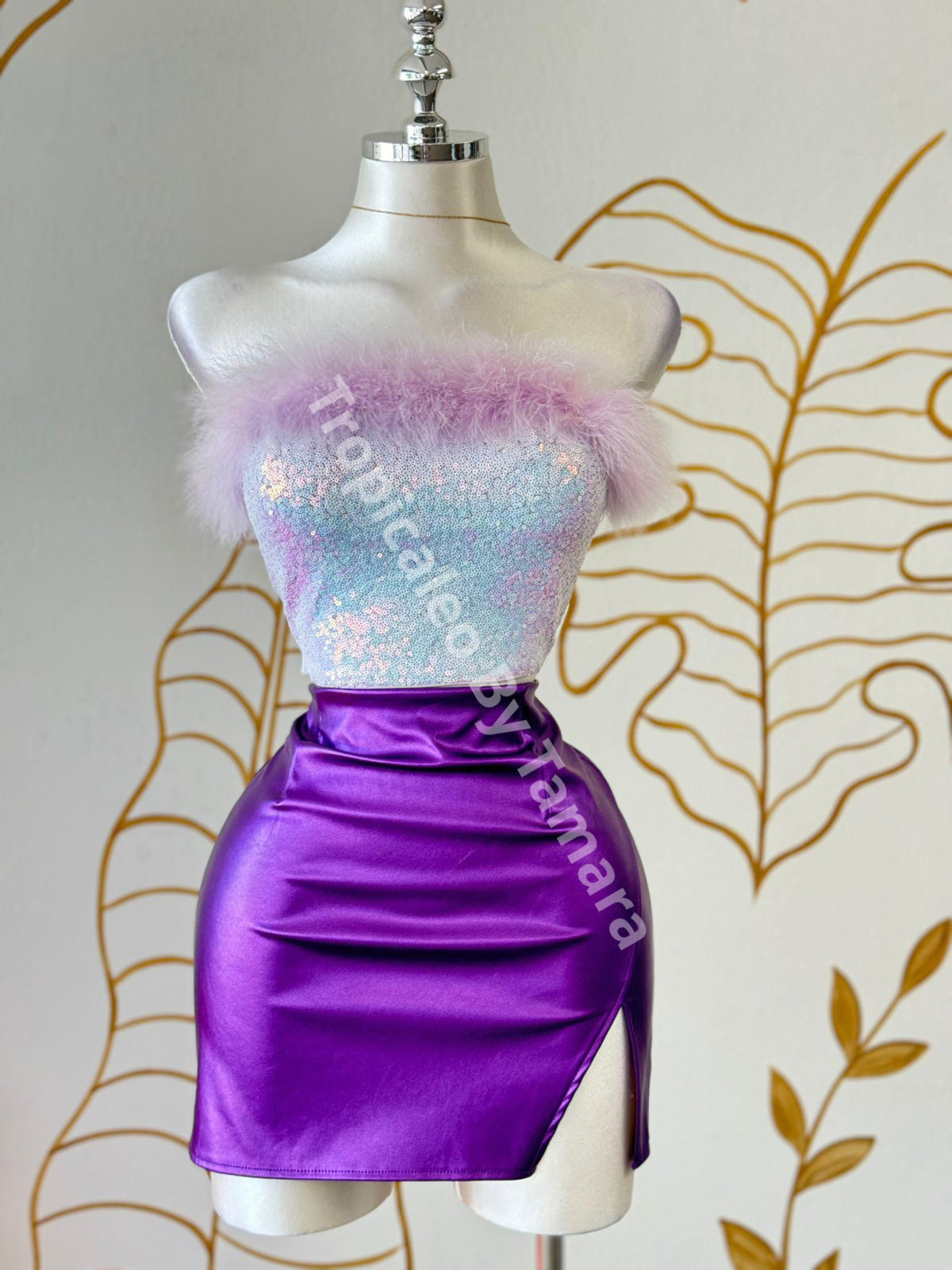 Glamour Night Split Skirt (2 Colores Disponibles)