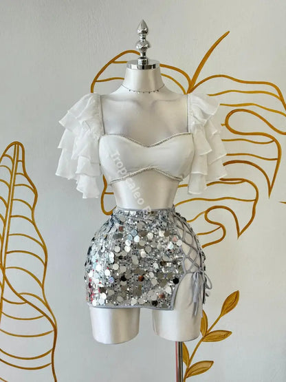 Angel Wings Crystal Bustier (2 Colores Disponibles)