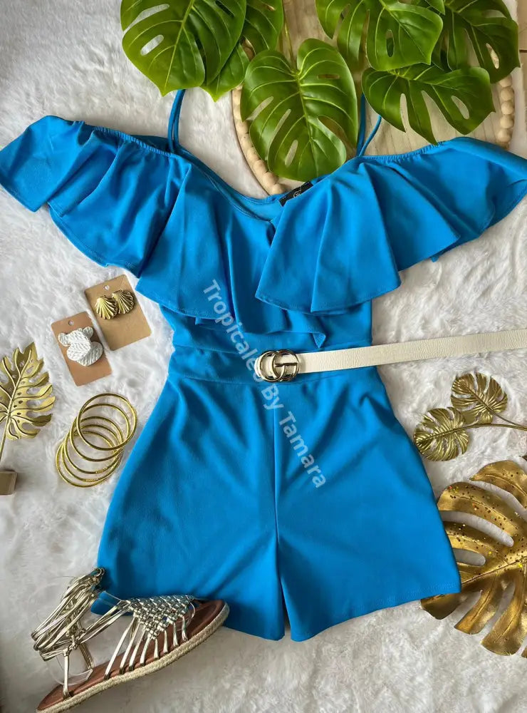 Azure Flutter Romper