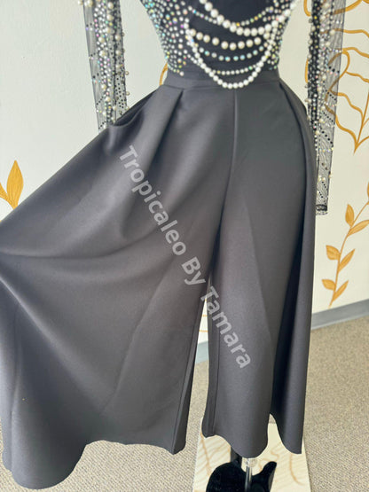 Palazzo Pant Medium / Negro