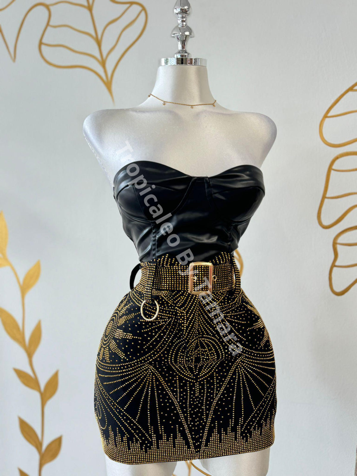 Golden Galaxy Skirt (Falda)
