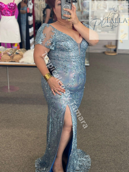 Sequin Mermaid Gown - PLUS