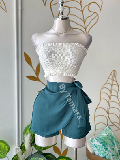 Coastal Wrap Skort