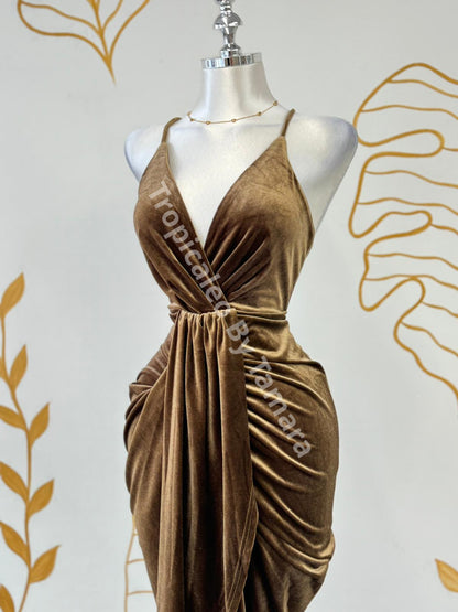 Chocolate Pana Dress