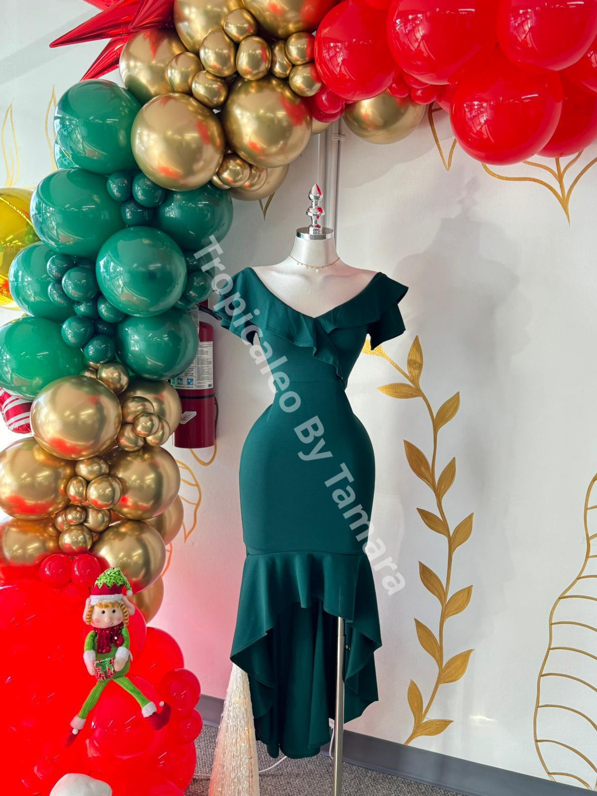 Glam Ruffle Dress
