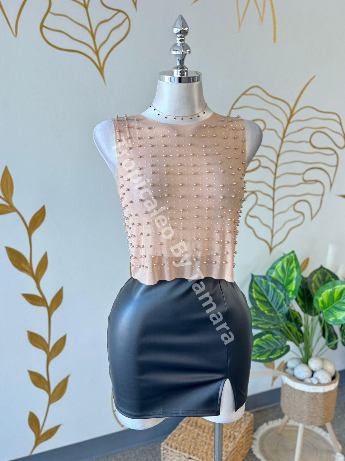 Night Rider Leather Skirt (Falda)
