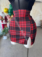 Sexy Plaid Split Skirt (Falda) Xsmall