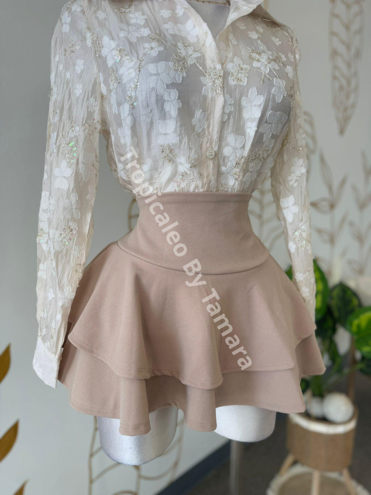 Lace Floral Blouse