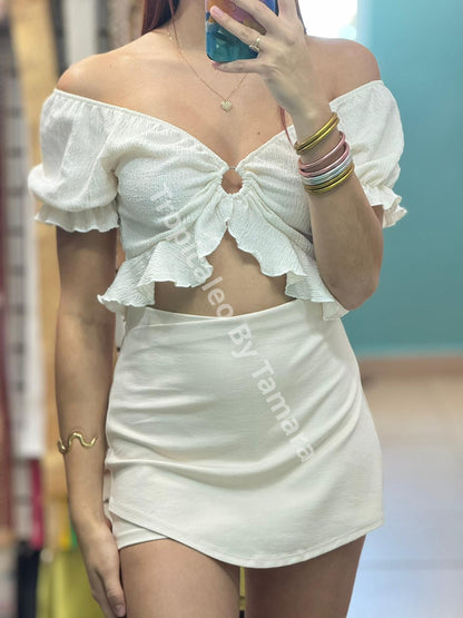 Sweet Butterfly Crop Top
