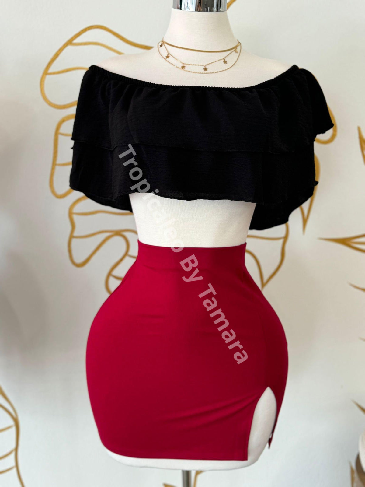 Ruffled Crop Top