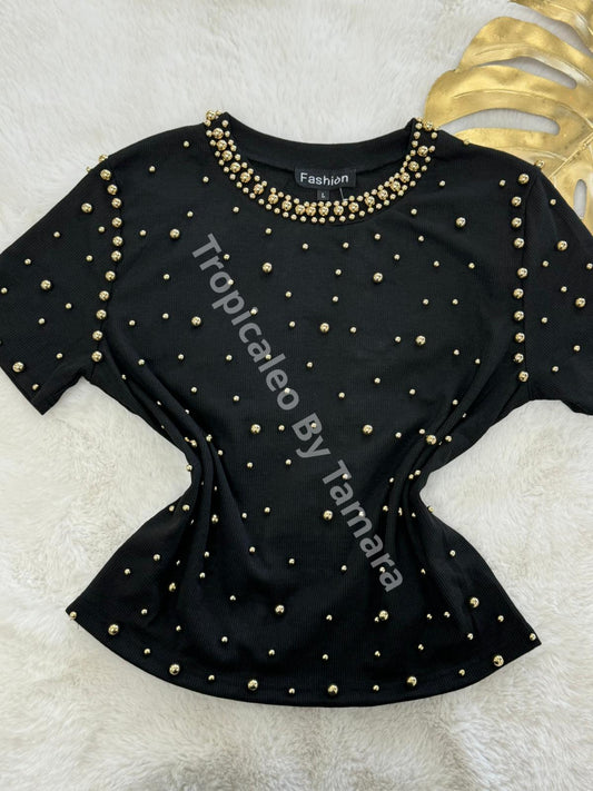 Black Pearls Top Top