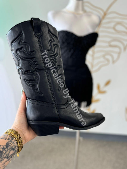 Black Rodeo Boots