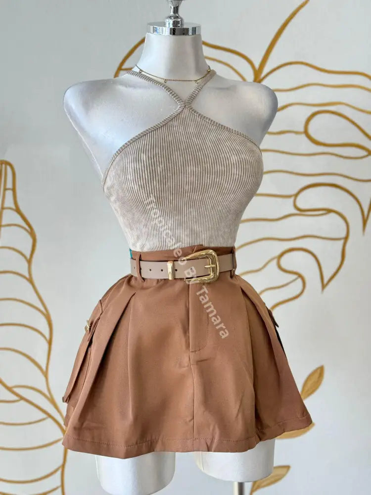 Brown Chic Skort