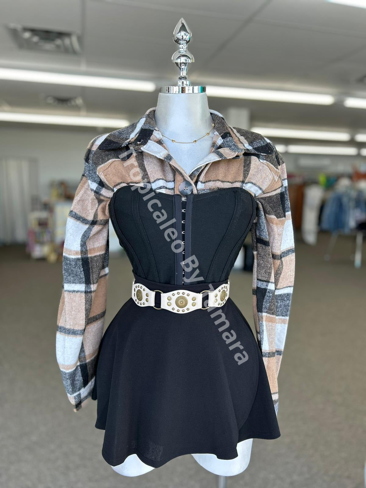 Plaid Blouse