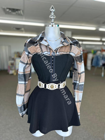 Plaid Blouse