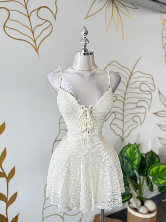 Sweet Lace Mini Romper