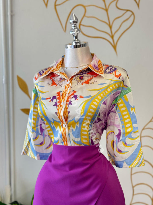 Tropical Bloom Blouse