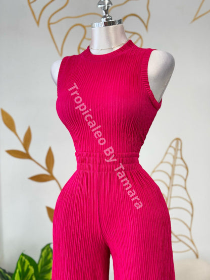 Pink Glow Top & Pant Set