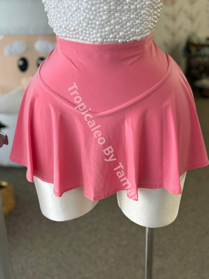 Ballet Flare Dance Skort (Variedad 3 Colores) Small / Rosa