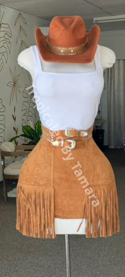 Cowgirl Fringe Skirt