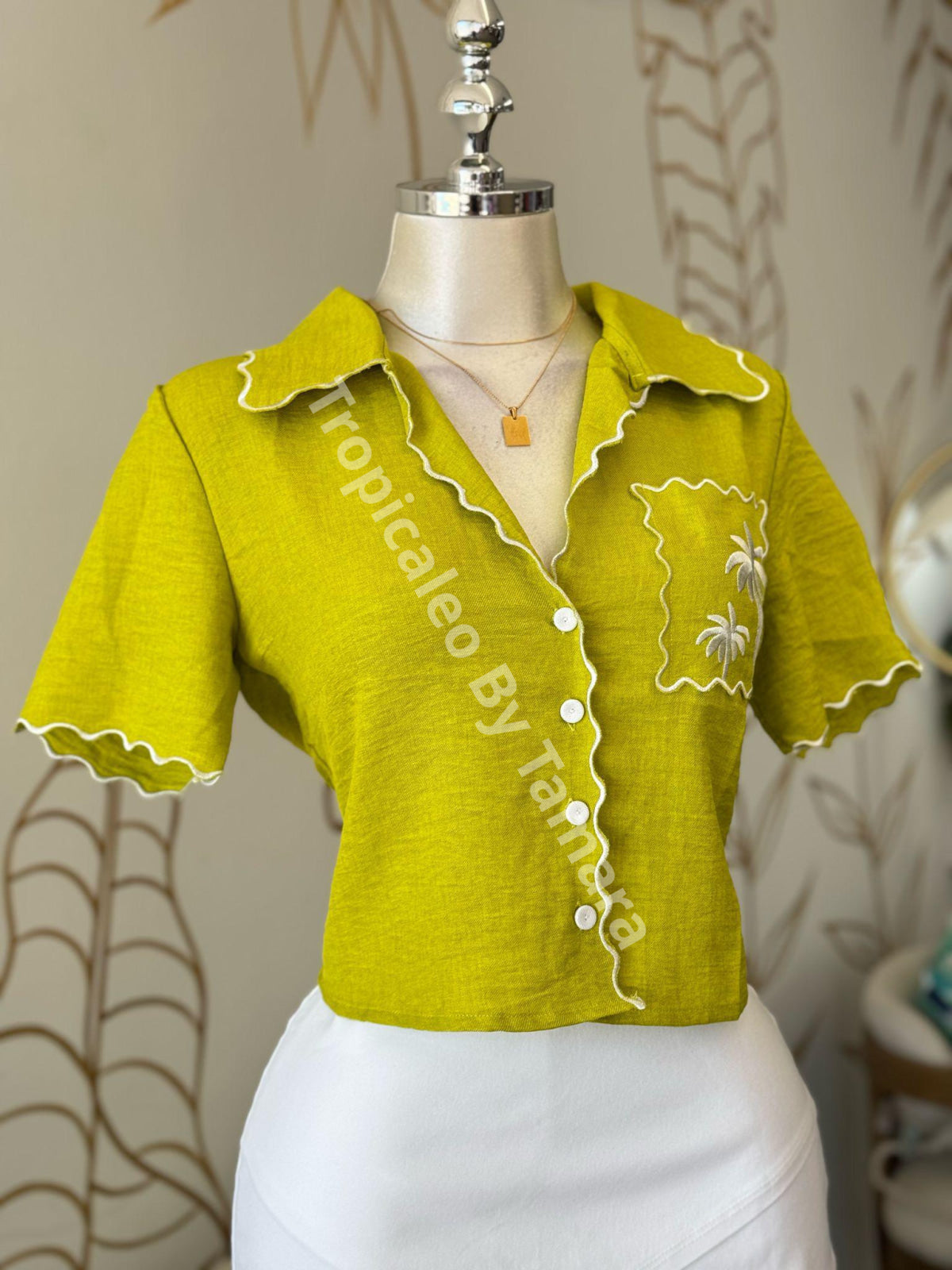Lime Paradise Blouse
