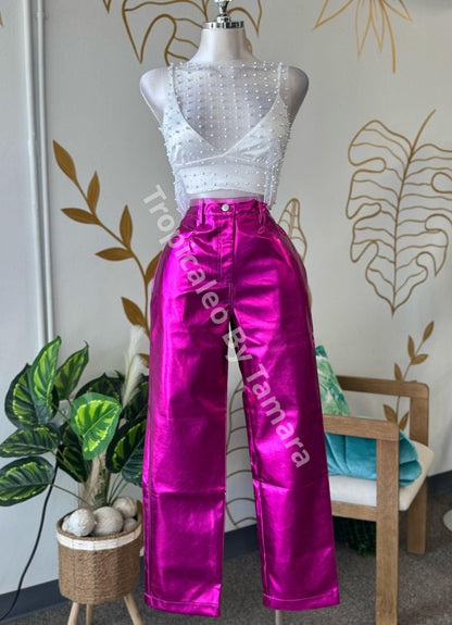 Metallic Glam Vibes Pant