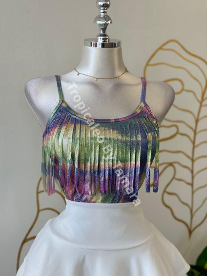 Rainbow Fringe Bodysuit