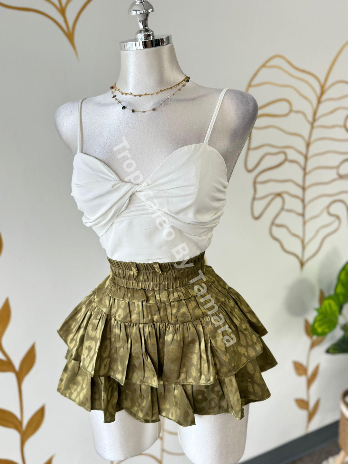 Twisted Charm Crop Top
