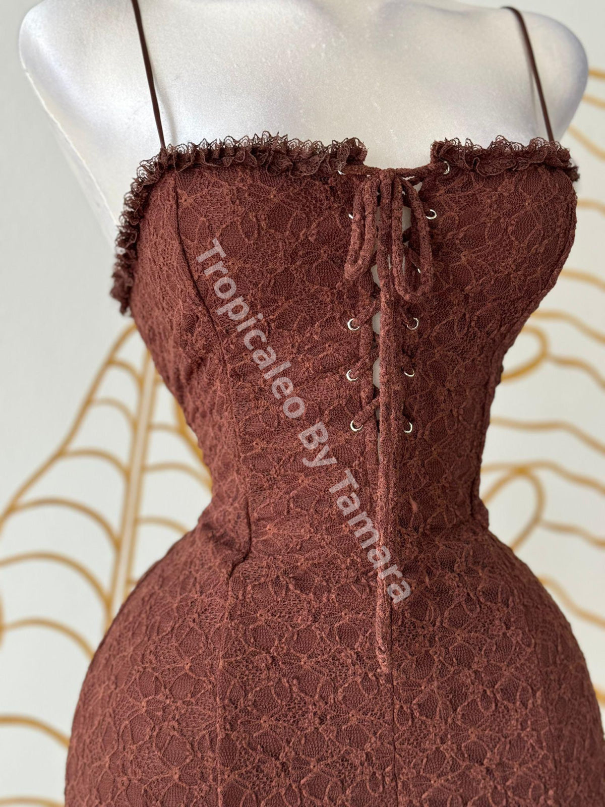 Cacao Lace Dress