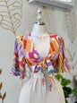 Rainbow Twist Crop Top