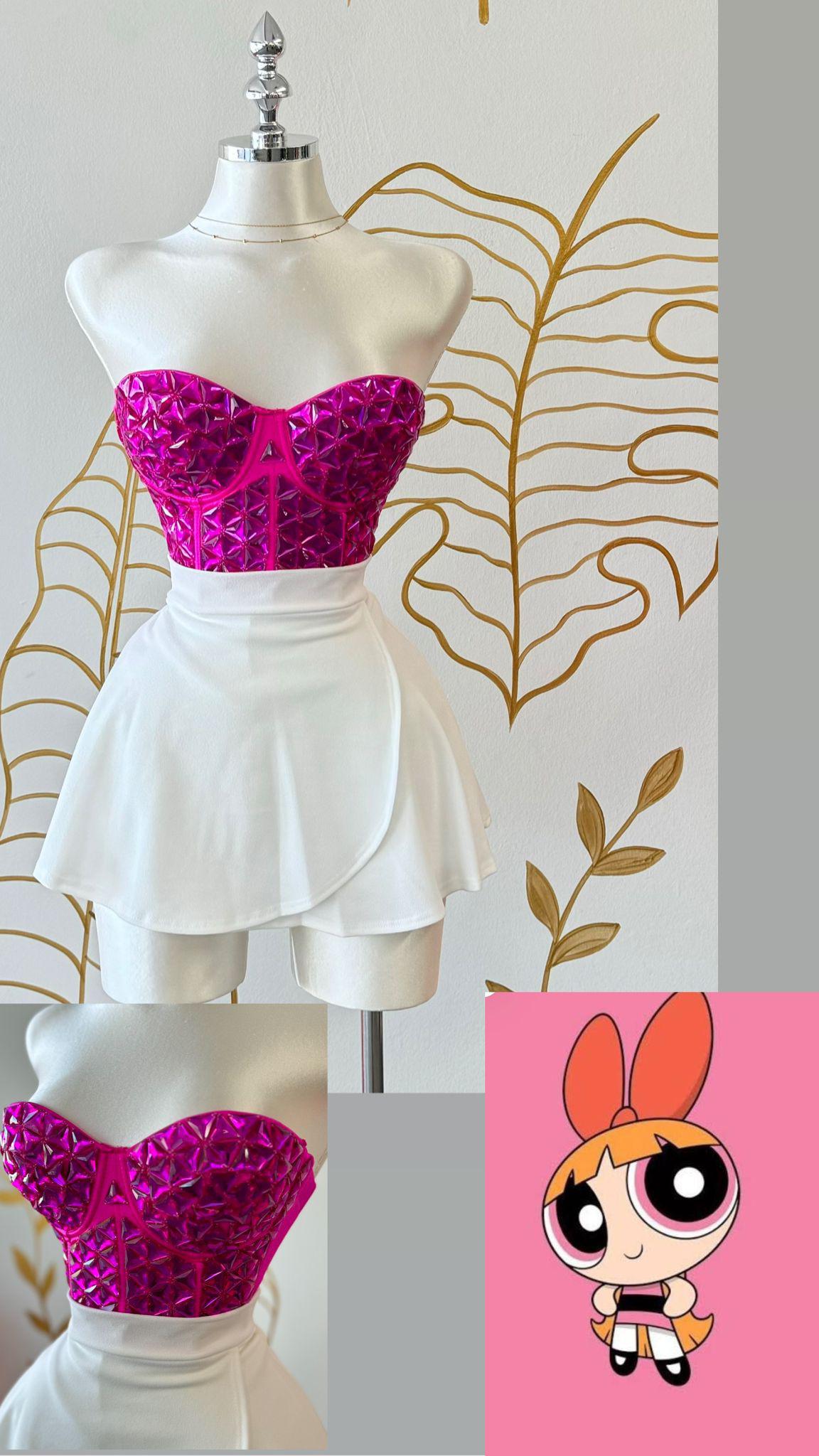 The Powerpuff Girl Corset Top (3 colores disponibles)