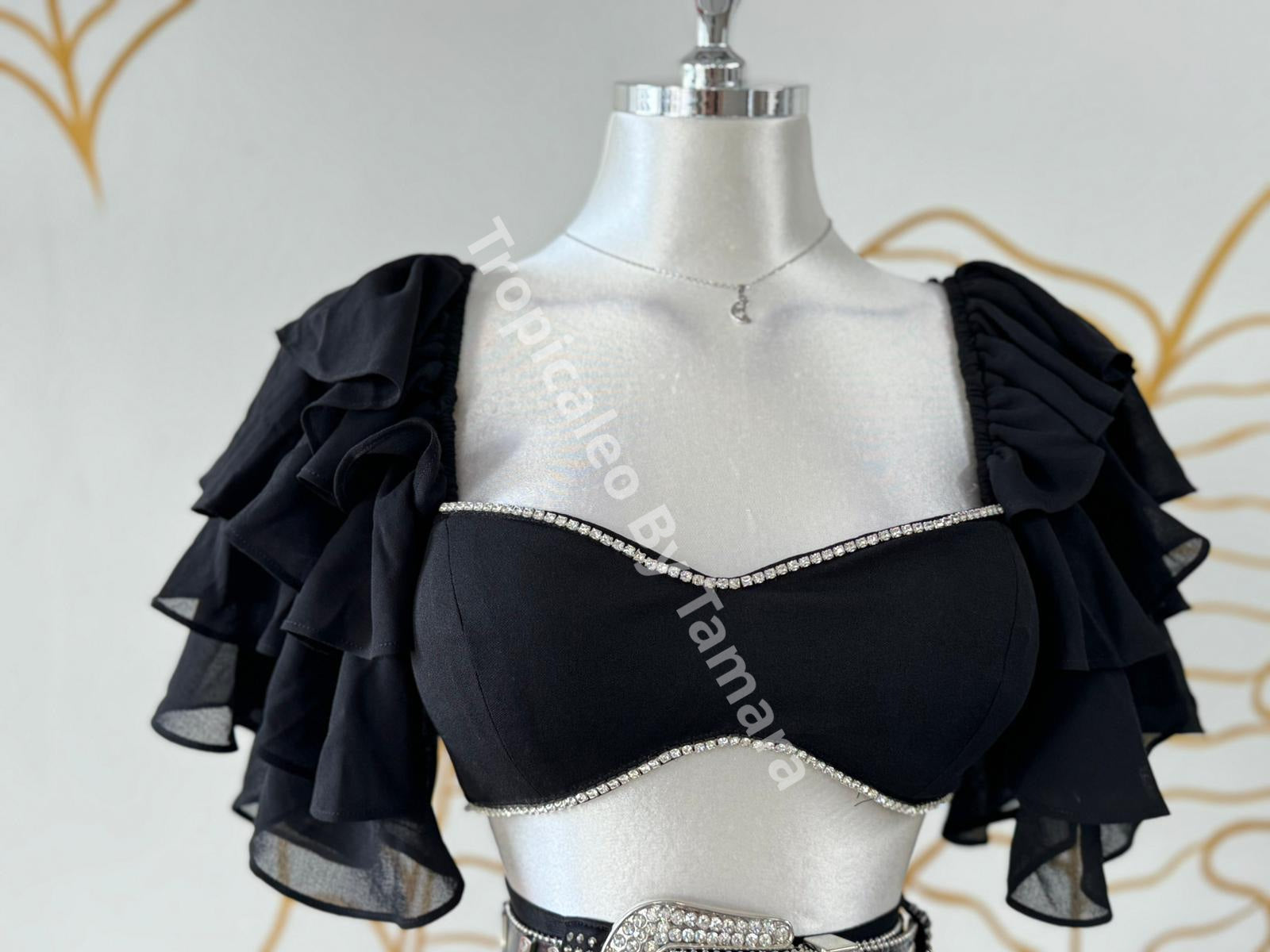 Angel Wings Crystal Bustier (2 Colores Disponibles)