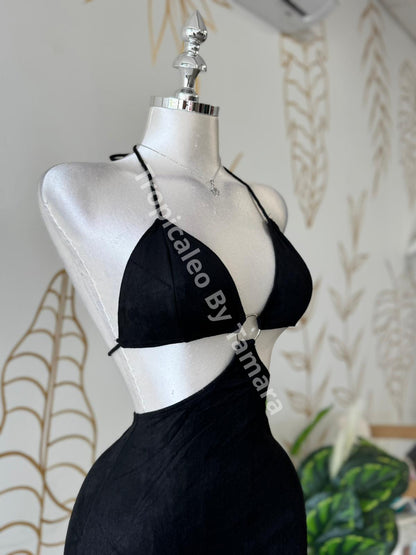 Black Luxevibe Ring Dress