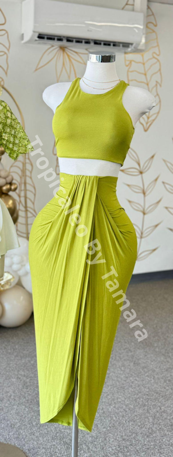 Chartreuse Dreams Two-Piece Set