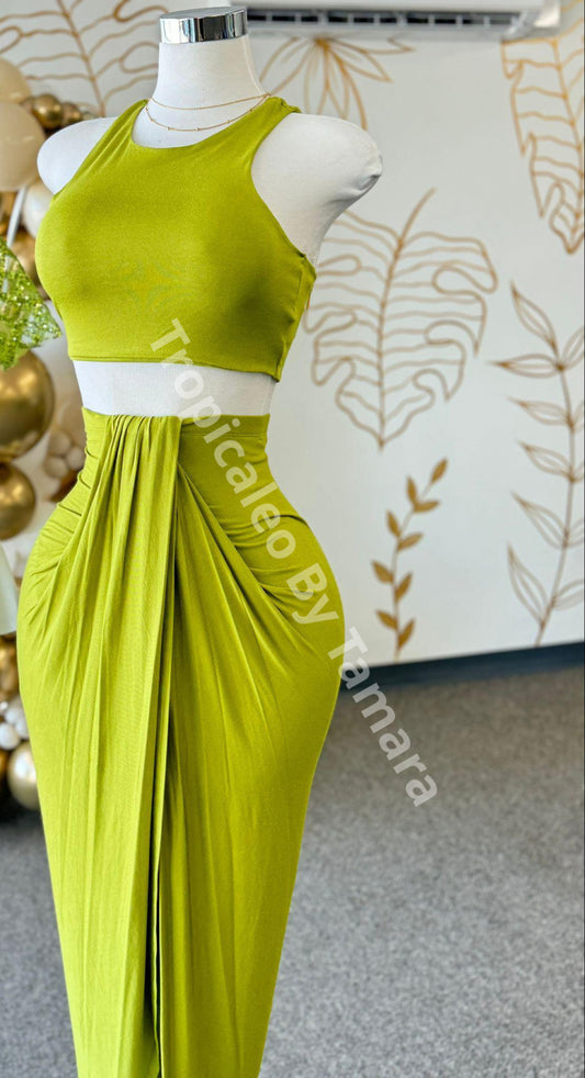 Chartreuse Dreams Two-Piece Set