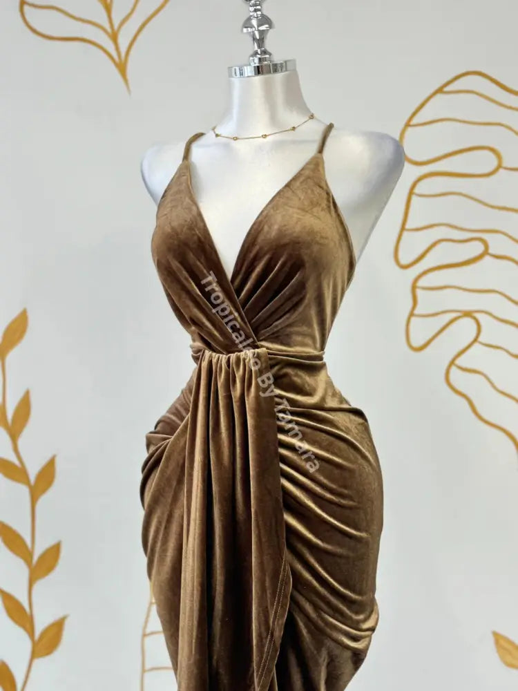 Chocolate Pana Dress