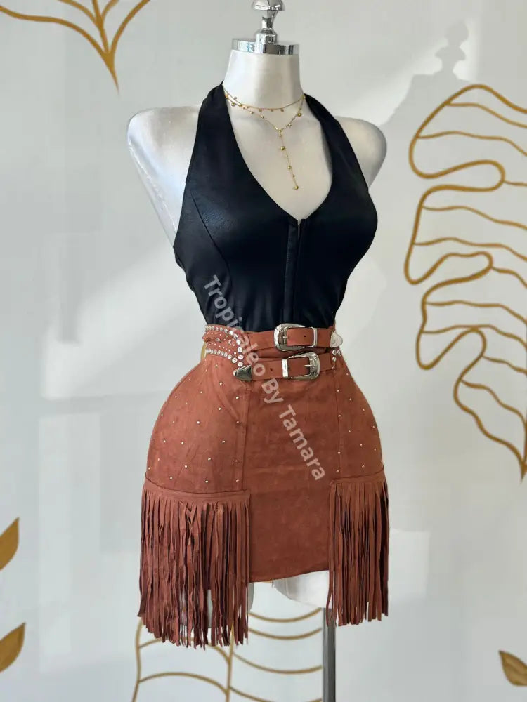 Cowgirl Fringe Skirt