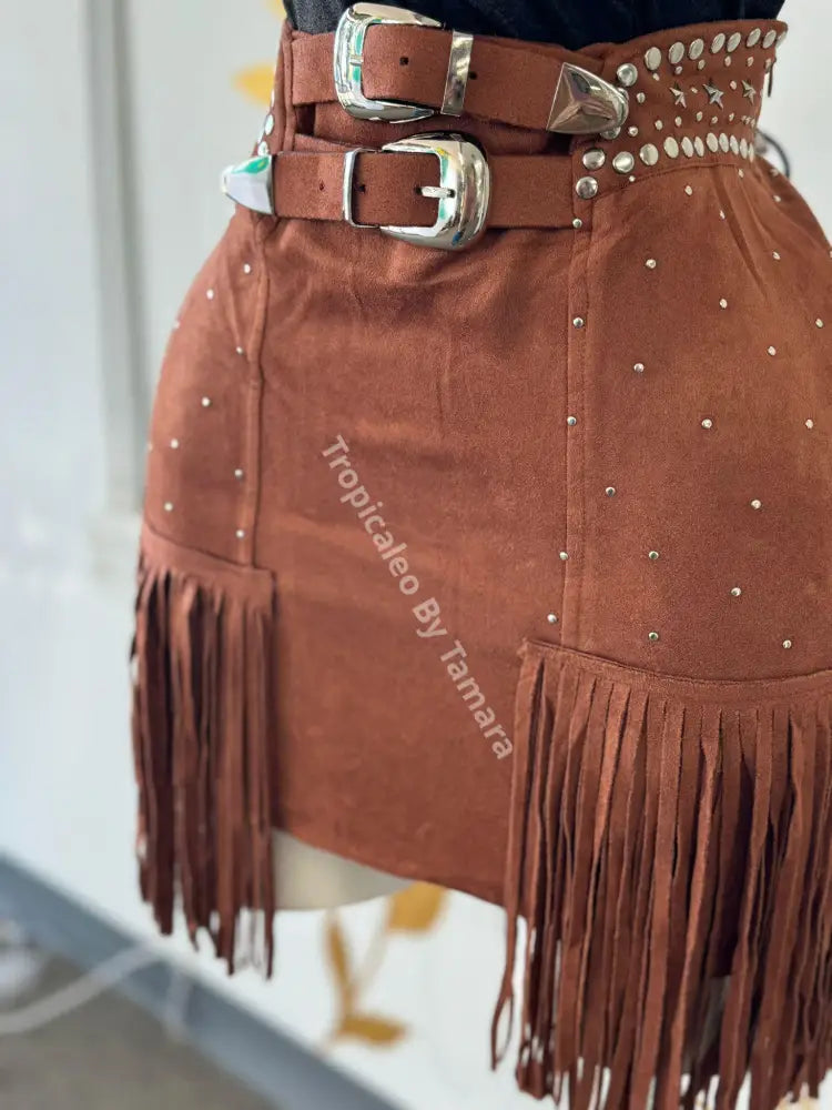 Cowgirl Fringe Skirt