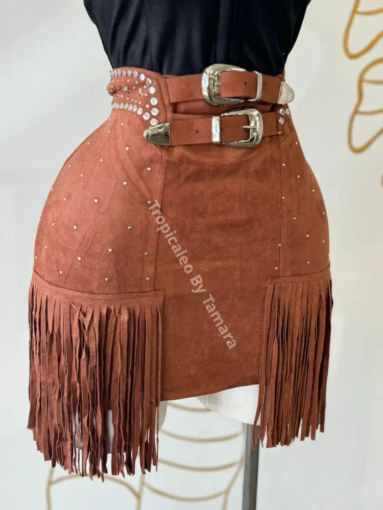 Cowgirl Fringe Skirt